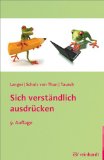Cover: 'Sich verständlich ausdrücken' von Inghard Langer, Friedemann Schulz von Thun, Reinhard Tausch